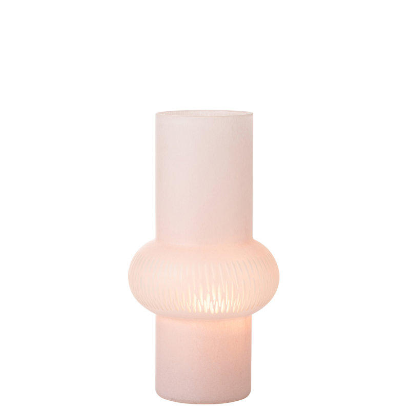 Sharen Glass Table Vase 1, 35.5" H x 20" W x 20" D, Pink