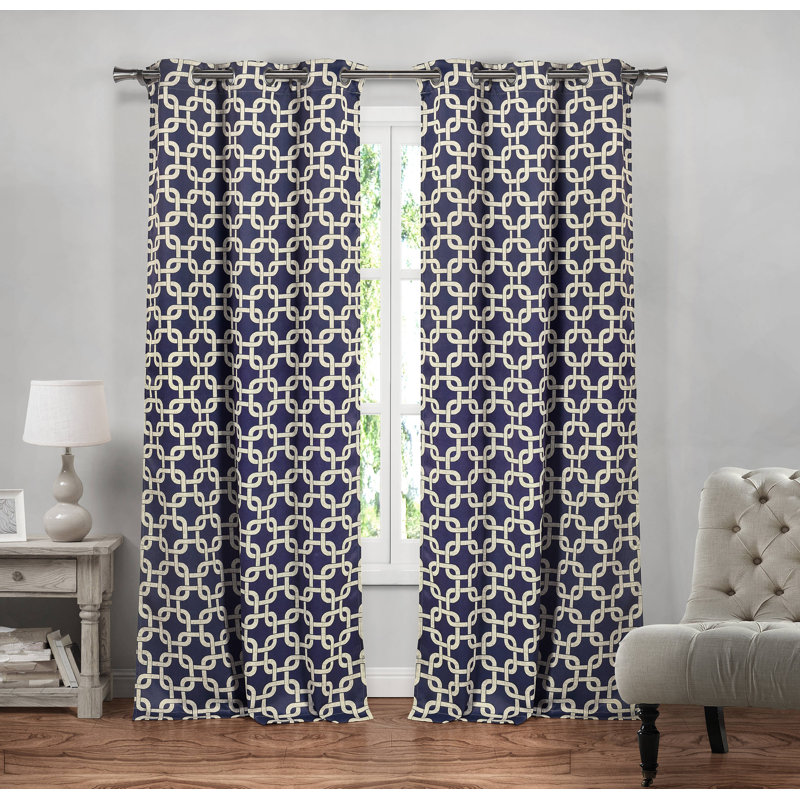 Siu Blackout Curtain Pair, Navy