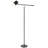 Racine 12W Integrated LED adjustable floor lamp with dimmer control and multi-kevin color temperature (3000K to 6000K)