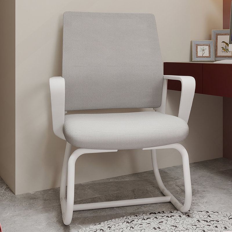 Minimalist Modern Office Chair – Metal Frame, Soft & Comfortable, Home & Office Use, Multiple Colors Available