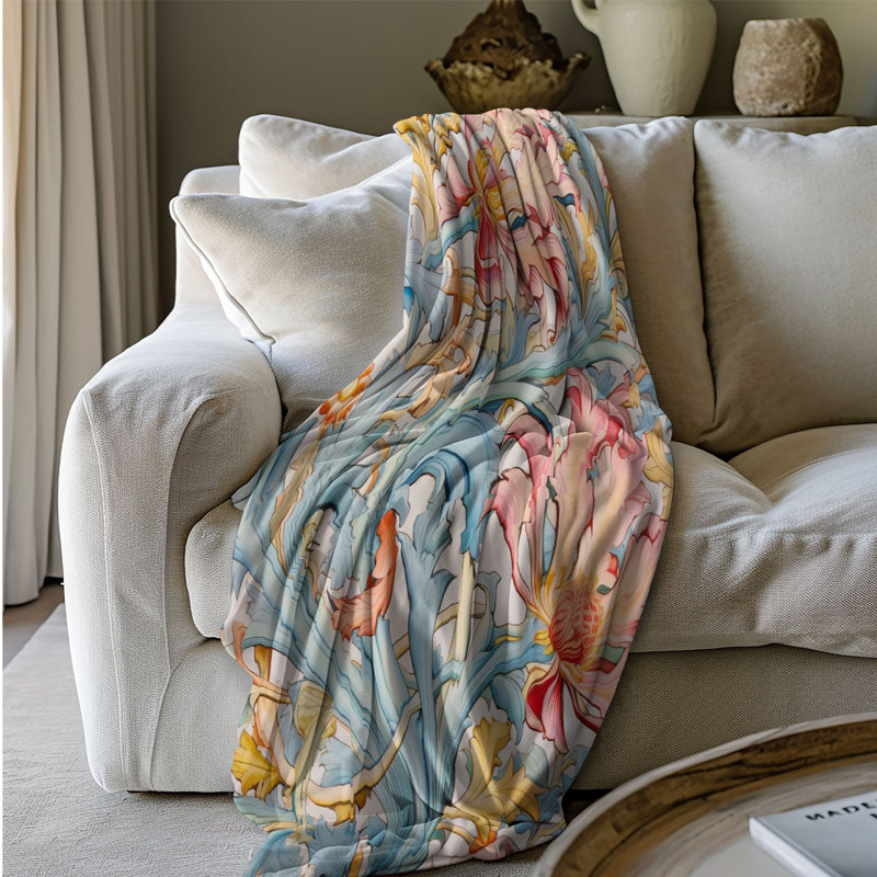 Nouveau Patterns - 1 pièce Sherpa Premium, Grand lit