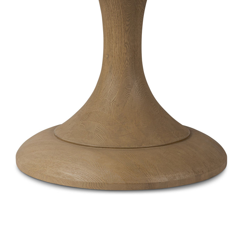 Eastman Dining Table -Light Weathered Oak, 30" H x 48" W x 48" D, Light Weathered Oak
