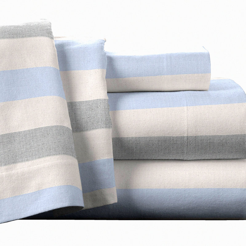 CozyDreams Oversized Flannel Sheet Set - Deep Pocket & Savannah Design - Luxurious Bedding for Extra Comfort & Style
