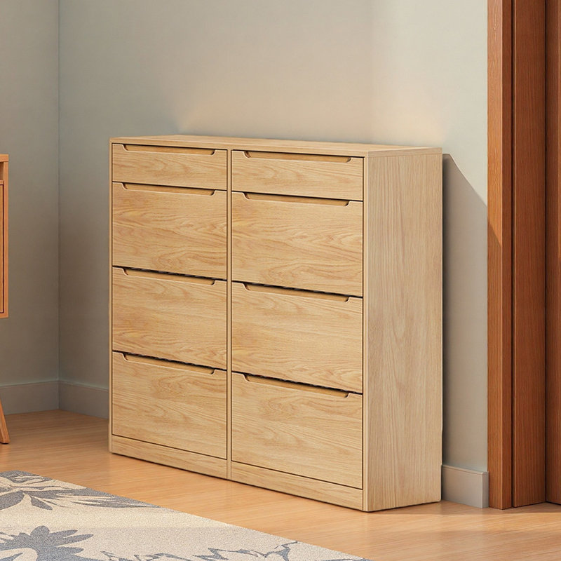 Modern simple furniture storage shoe cabinet, 47.24" H x 47.24" W x 12.99" D