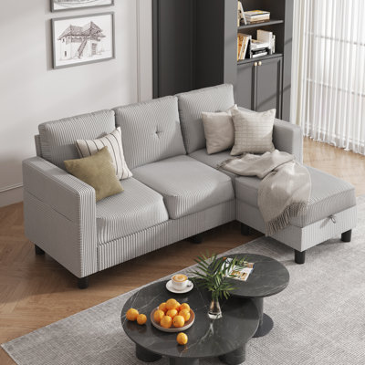 76.4'' Upholstered Sofa Chaise
