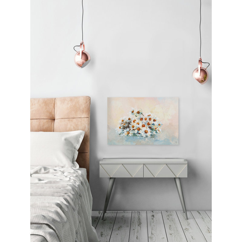 Bushel of Daisies - reproduction sur toile, H 8 po x l 12 po x P 1,5 po