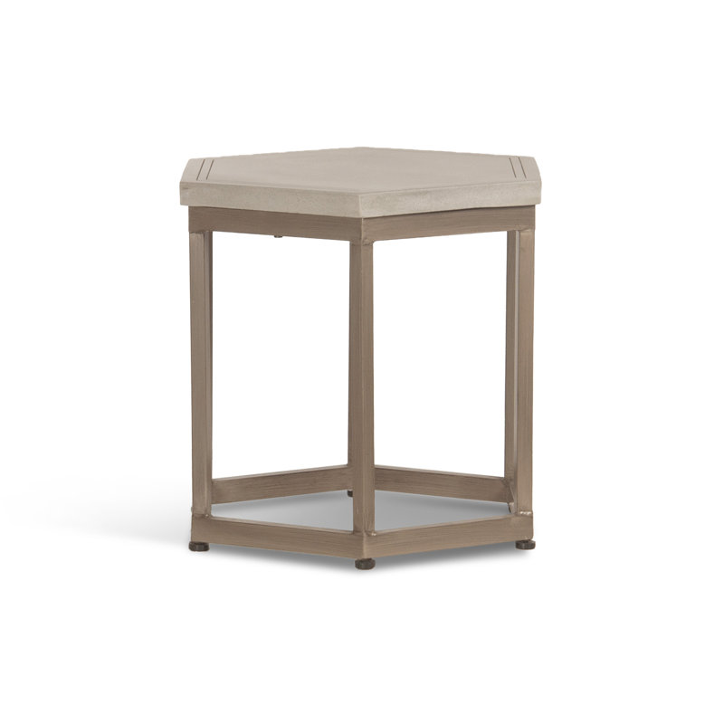 Paxton Outdoor Side Table, Gray