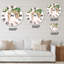 Vintage Plant Life XV - Farmhouse Wall Clock-93594383