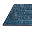 Tapis bleu lavable à la machine-1146978461