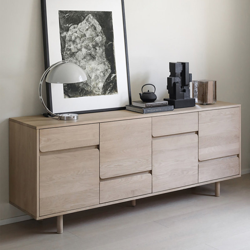 Armoire de rangement moderne et luxueuse, H 31,5 po x l 78,74 po x P 17,72 po