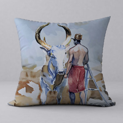 Reversible Throw Pillow