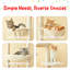 92.9" - 102.4" Floor To Ceiling Adjustable Height Cat Tree Tower-1056870093