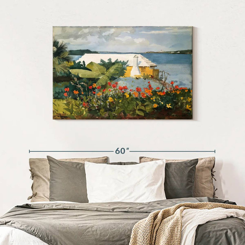 Gillard Flower Garden And Bungalow - Bermudes, H 30 po x l 45 po