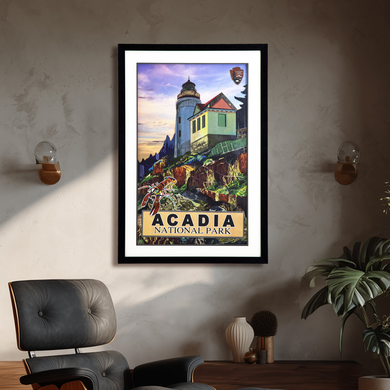 Apsara «Acadia» - collage 3D, art mural l 24 po x H 36 po, encadré