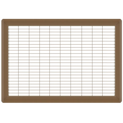 Brown Heavy Gauge Floor Grill