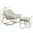 Charlcy Outdoor Wicker Rocking Chair With Ottoman And Cushions-1494312038