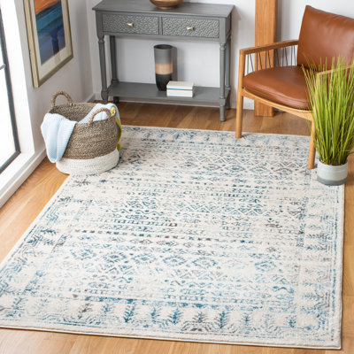 Ivoire sud-ouest/Tapis décoratif sarcelle