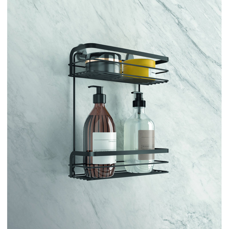Origin LAVA Bathroom Shelf with 2 Levels, Black