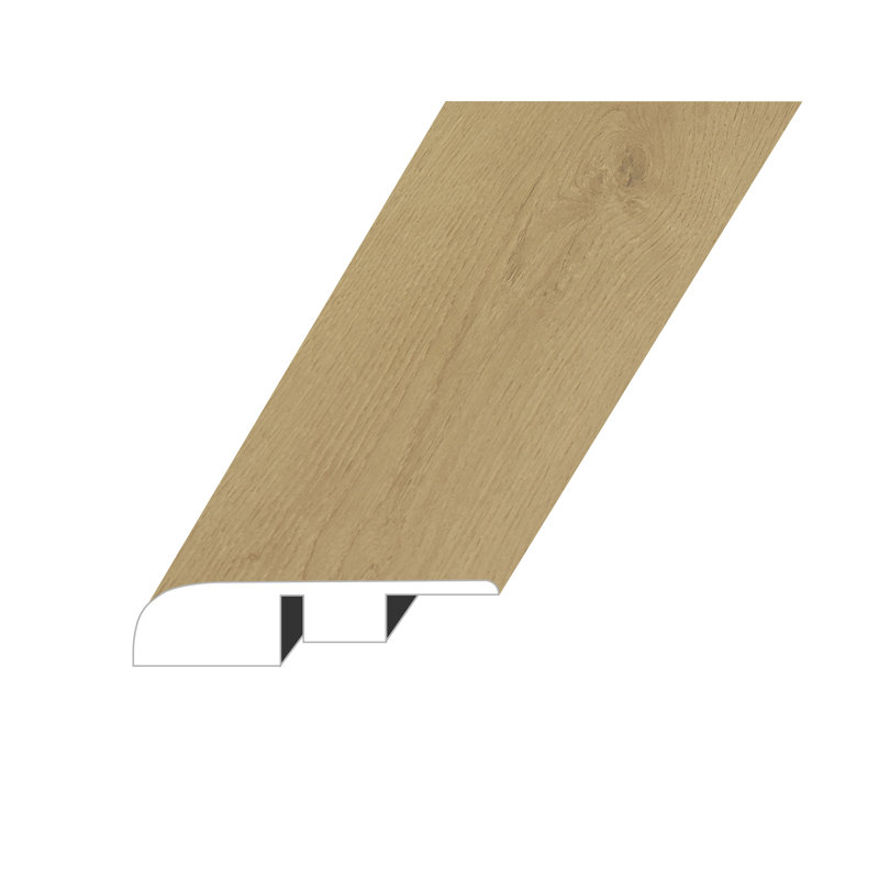 Sur mesure 0,6 po Épaisseur x 1,4 po X P 94,5 po Moulure à embout en stratifié Acf L, Taupe autrichien