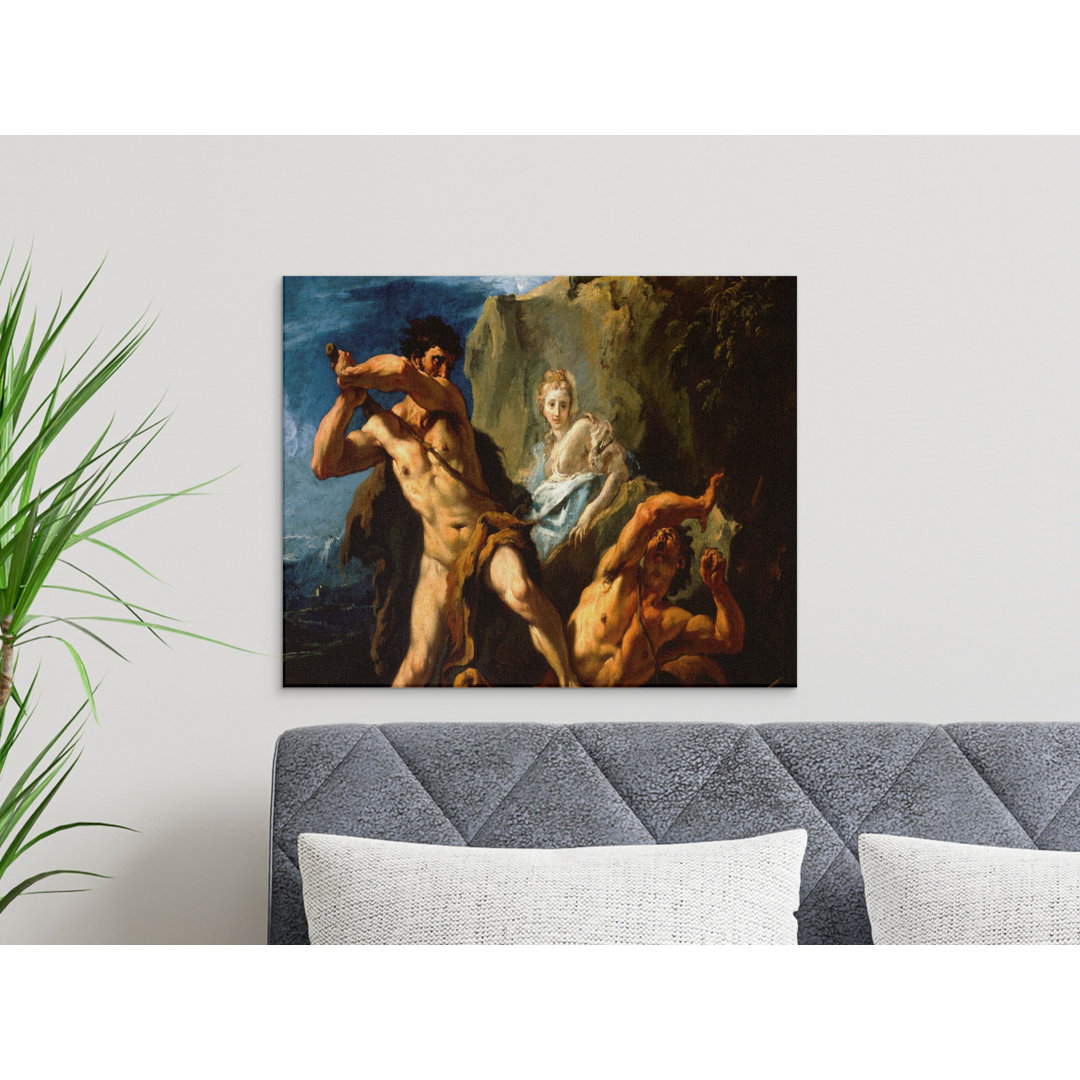 Classical Cyclops Canvas Art - Gallery Wrapped Matte Print, Ready to Hang, Old Master Painting, Archival Ink Canvas