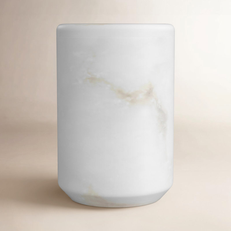 Stoneware Jar, 6" H x 4" W x 4" D