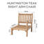 Huntington Outdoor 10 - Piece Teak Conversation Set-1094734461