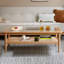 Table rectangulaire en bois massif Burlywood-1186852231