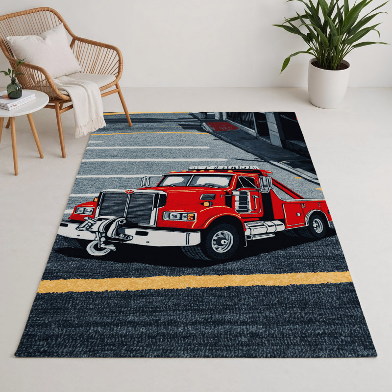 Tapis intérieur et extérieur gris Transport, Rectangulaire 3 pi x 5 pi