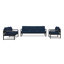 Ensemble de conversation en métal avec coussins Sunbrella 3 pièces Avrian-88576044-90156869