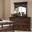 Ensemble de commode et miroir 6 tiroirs Ashyla
