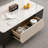 Home Faux Leather Wrapped Storage Coffee Table