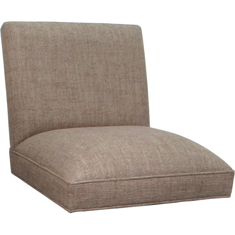 Bassin beige - noyer foncé, Siège beige / structure brune