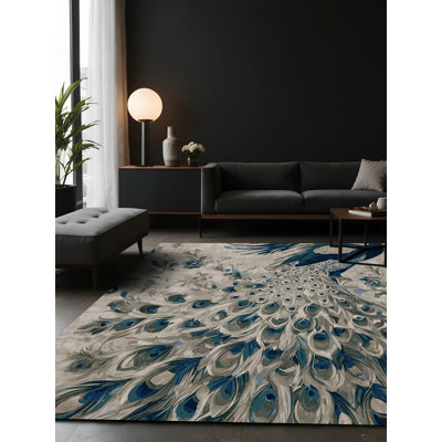 Tapis gris soyeux et moelleux