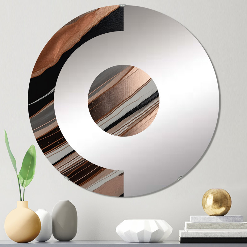 Millicent - Half Circle Wall Mirror, 31.4" x 31.4"