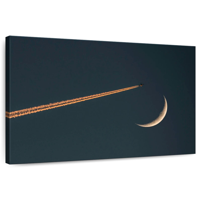Oberle Nighttime Plane Flight, 32" H x 48" W