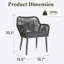 Patio Dining Armchair with Cushion-2086748247-2086748268-2086748266