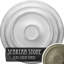 Médaillon de plafond traditionnel 24 3/8 po x P 1 1/2 po (convient aux auvents jusqu'à 5 1/2 po)-28583347