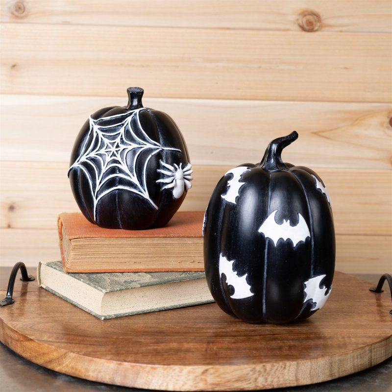 Citrouille d'Halloween et chauve-souris d'Halloween