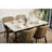 Extendable Rock Plate Dining Tables, Ceramic & Metal, Modern Kitchen Use