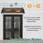 Auvent de fenêtre d'extérieur en polycarbonate, auvent de porte de patio avec cadre en aluminium-115049258-114852942