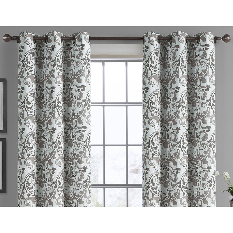 Culbertson Semi Sheer Curtain Single Panel, Tan