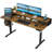 Electric Adjustable Height Standing Desk Computer Table With Drawers-771962312-772843404