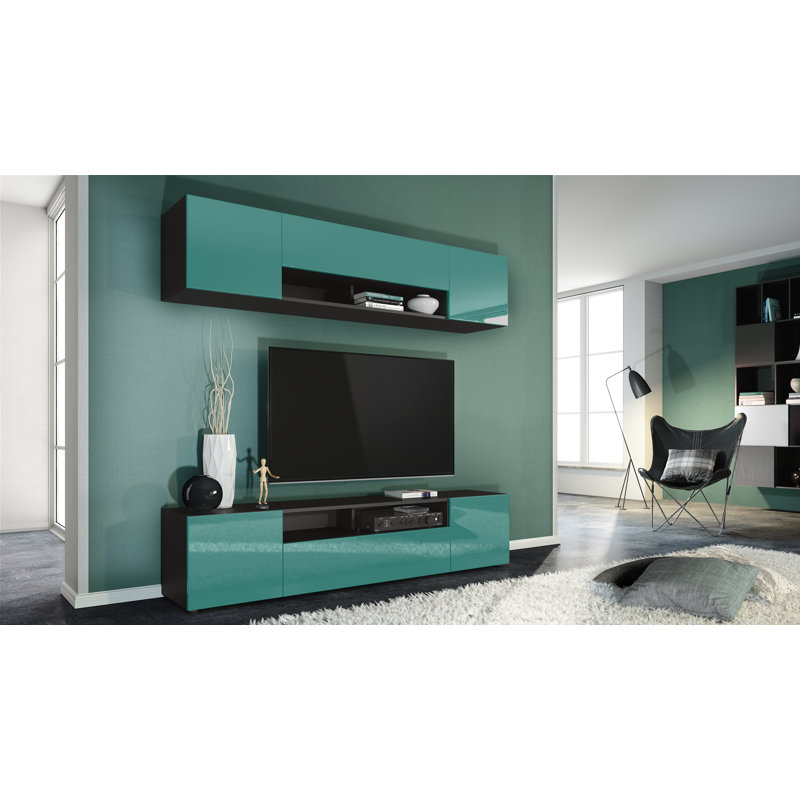 Mcalpine Unfinished Floating Entertainment Centre, Petrol