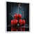 White Floater Framed
