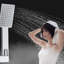 Stainless Black LED Shower Panel Tower System Rain&Waterfall Massage Jet Tub Tap