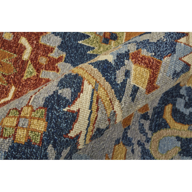 Leylan Wool Floral Area Rug, Rectangle 11'6" x 15'