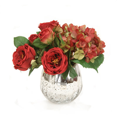 Polysilk Mixed Arrangement in Vase