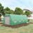 19' X 10' X 7' Walk-In Tunnel Greenhouse With Zippered Door & 8 Mesh Windows, Large Garden Hot House Kit, Galvanized Steel Frame-124356799