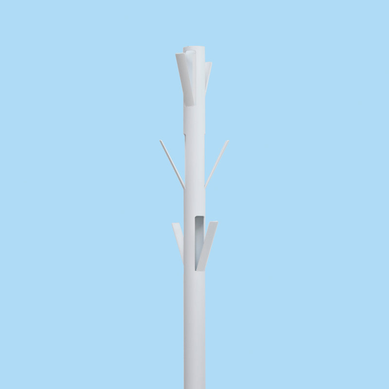 Sandoval Metal Freestanding Coat Rack, White