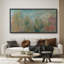 «Dreamy Desert Botanical Landscape with Cactus and Wildflowers», impression murale sur toile encadrée-133022383-133022381